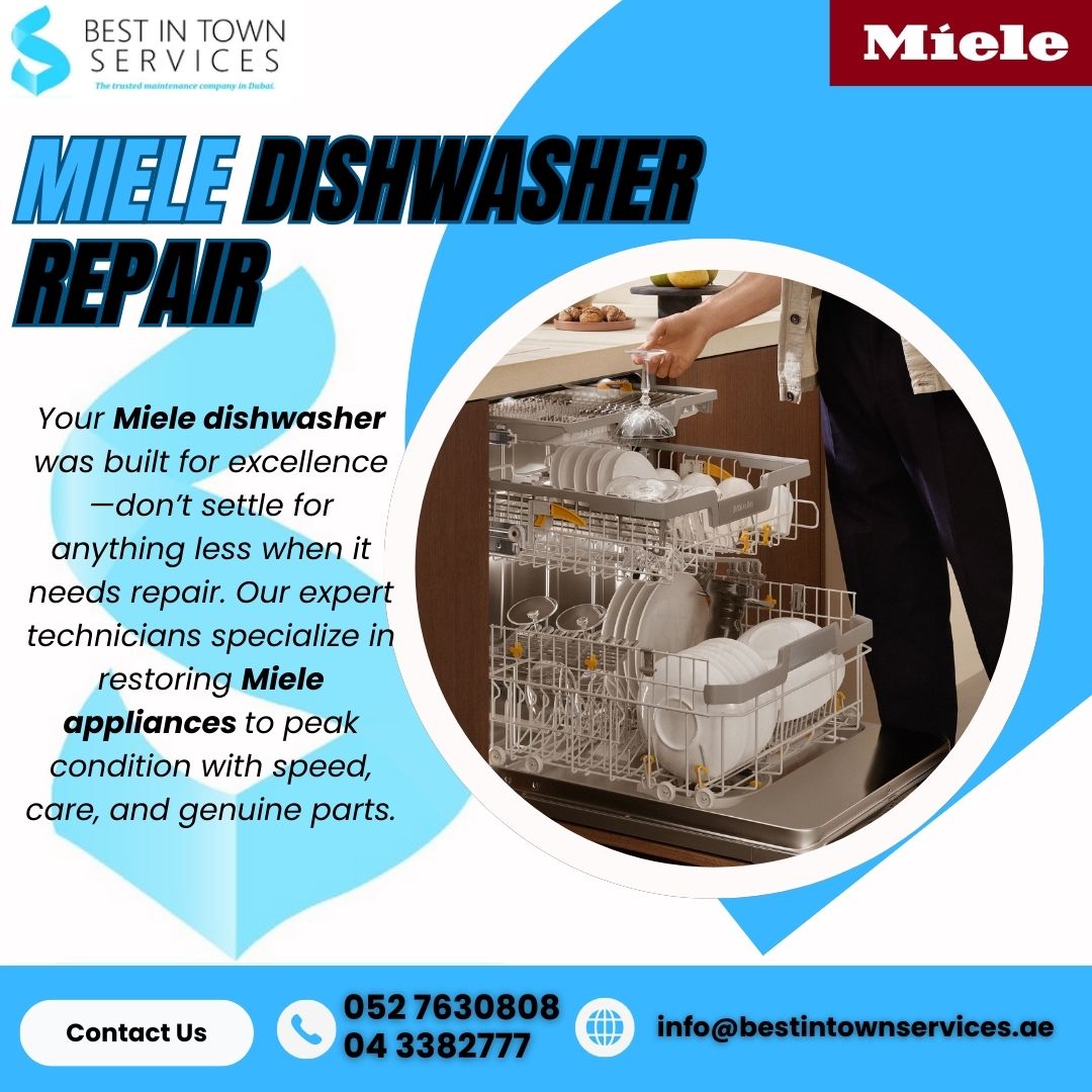 Miele Dishwasher Repair Services in Dubai