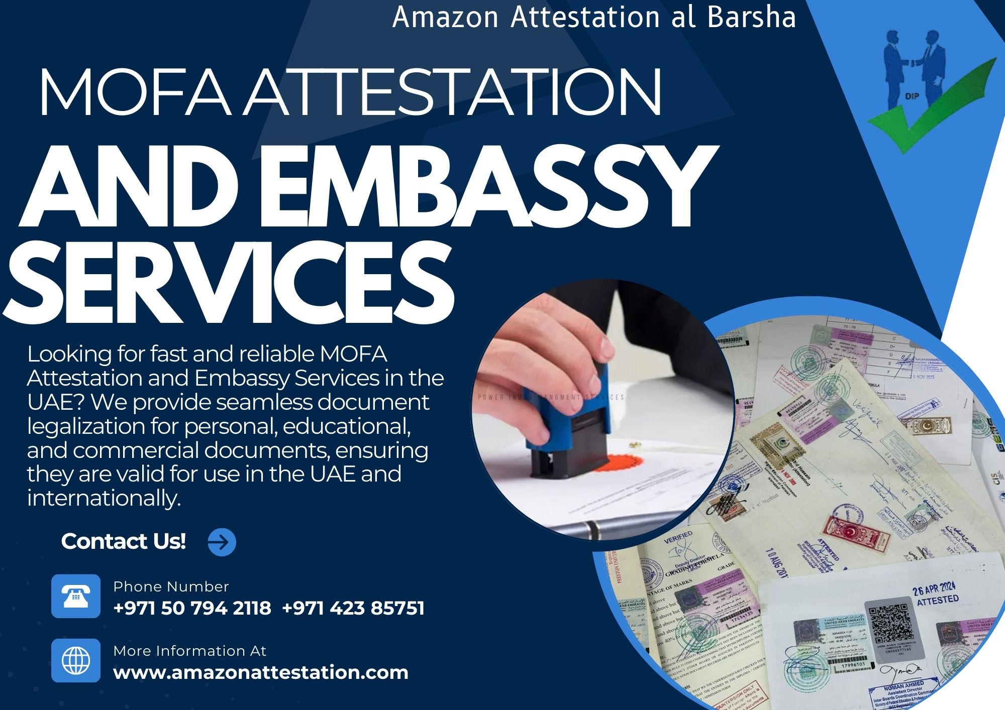 Mofa Attestation And Embassy Services In Uae