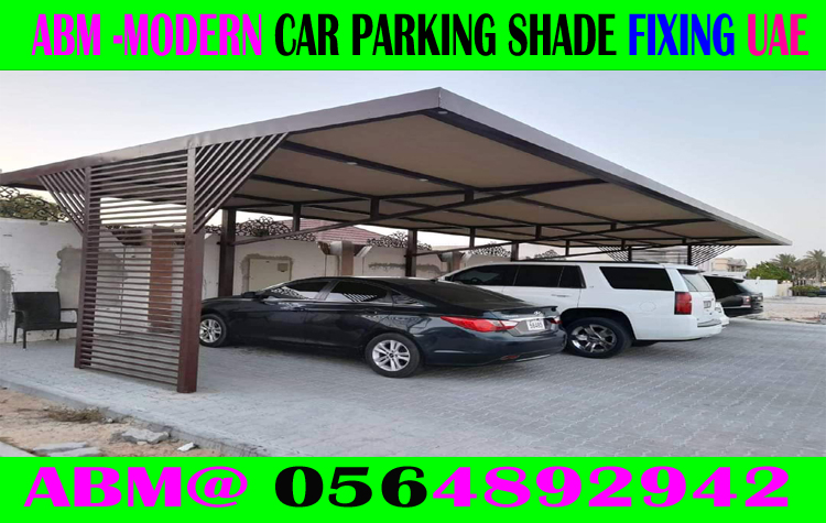 Modern Car Parking Shade Fixing In Dubai Ajman Sharjah