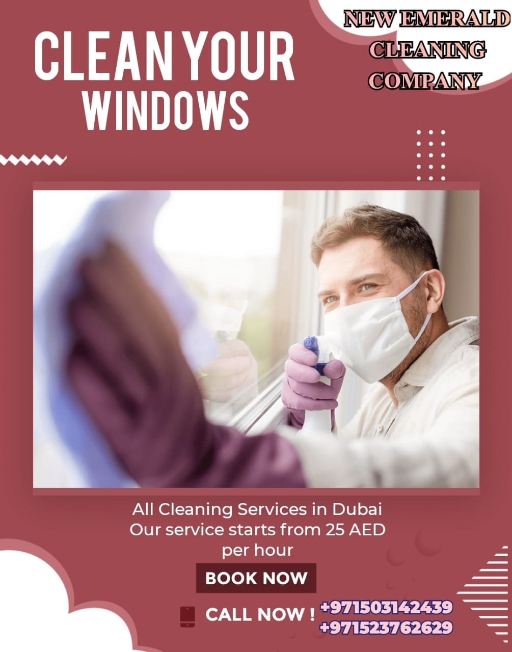 Dubai Cleaning Service Only On 25 Aed