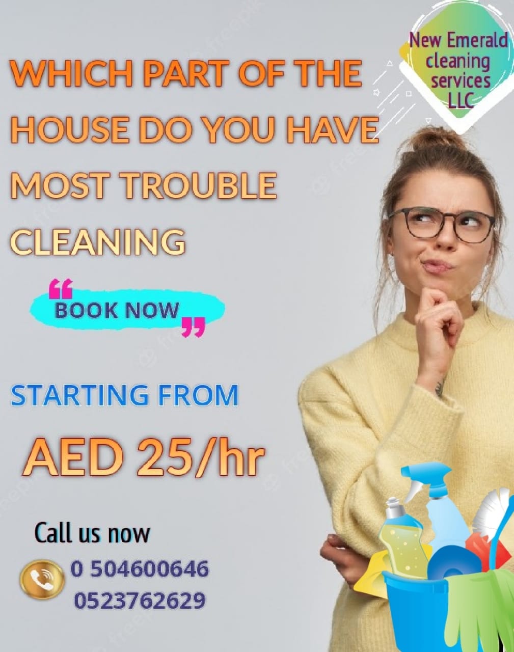 Dubai Cleaning Service Only On 25 Aed
