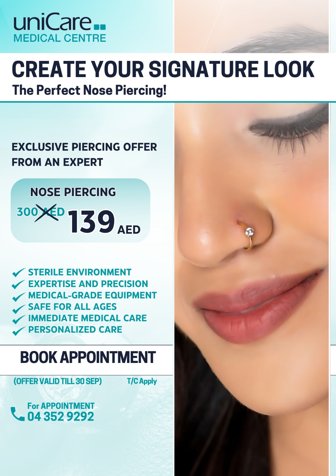 Ear Piercing Offers in Dubai
