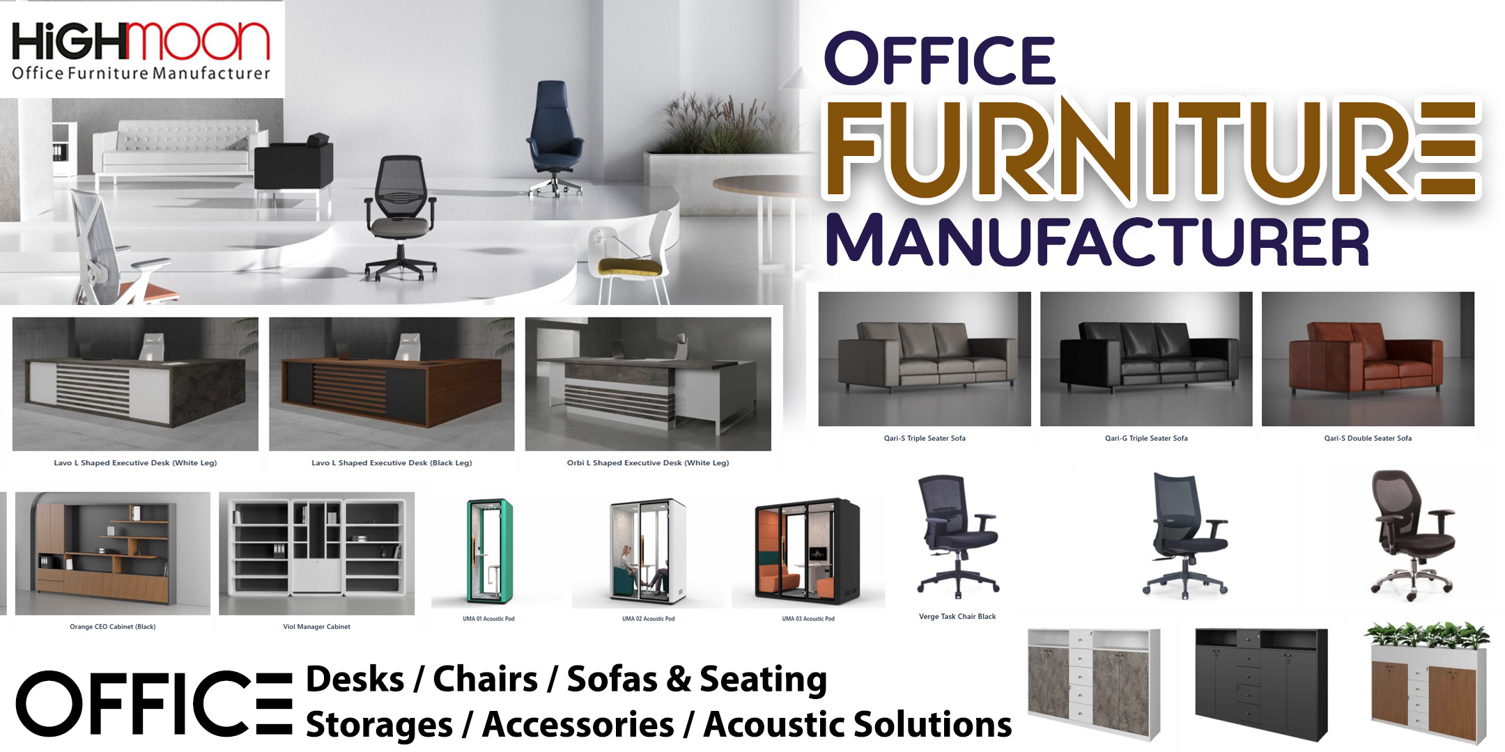 Office Furniture Manufacturer In Uae Custom Made Design Highmoon Office Furniture