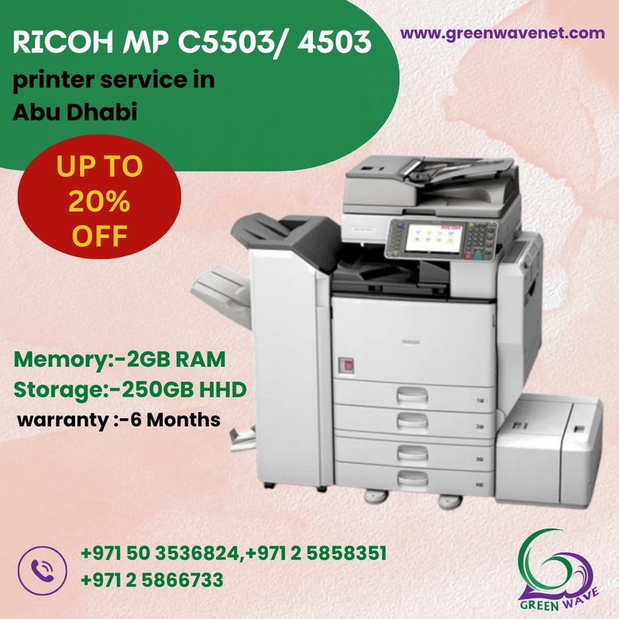 Canon Printer Services In Abu Dhabi Green Wave Information Technology Network Services Llc