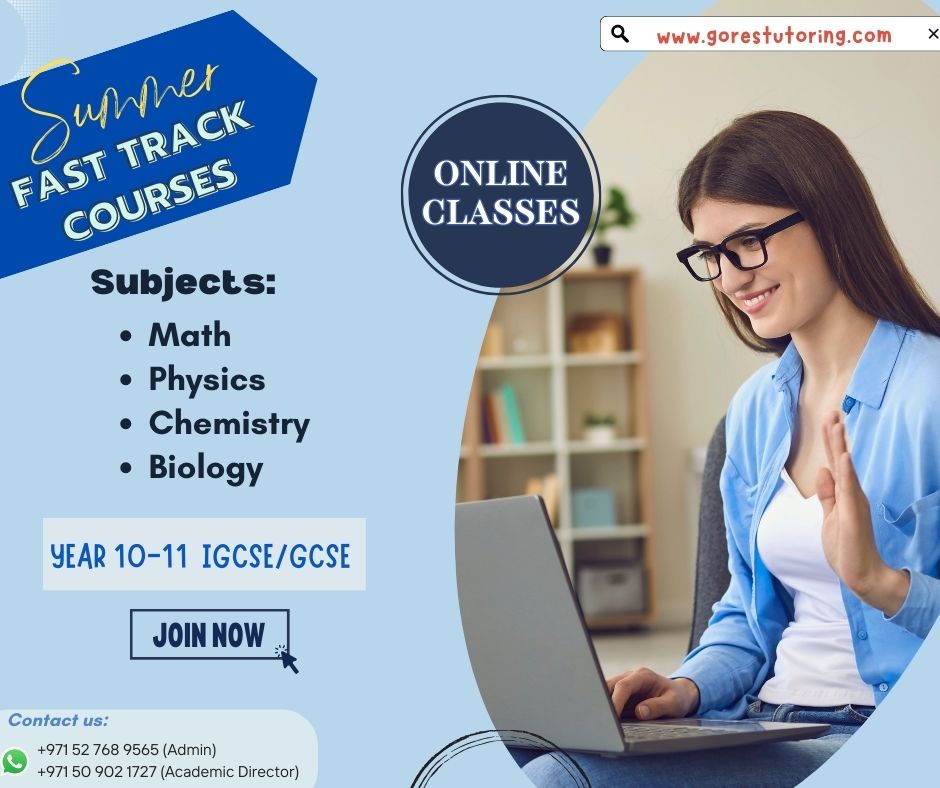 Private Online Gcse Science Lessons Dubai