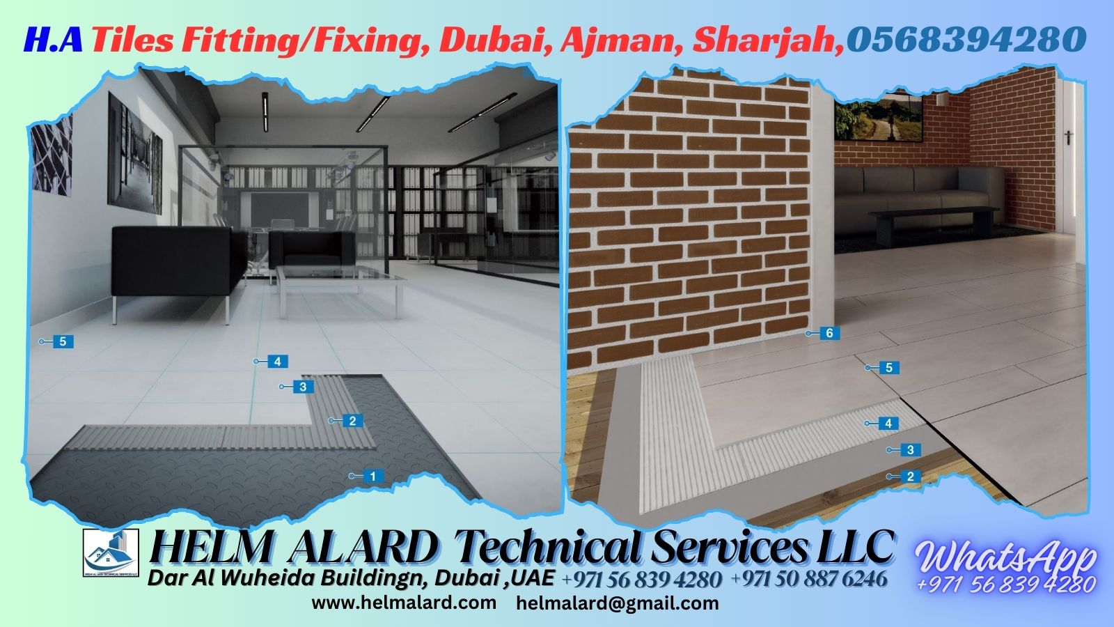 Tiles Fixing Company In Ajman, Sharjah Uae
