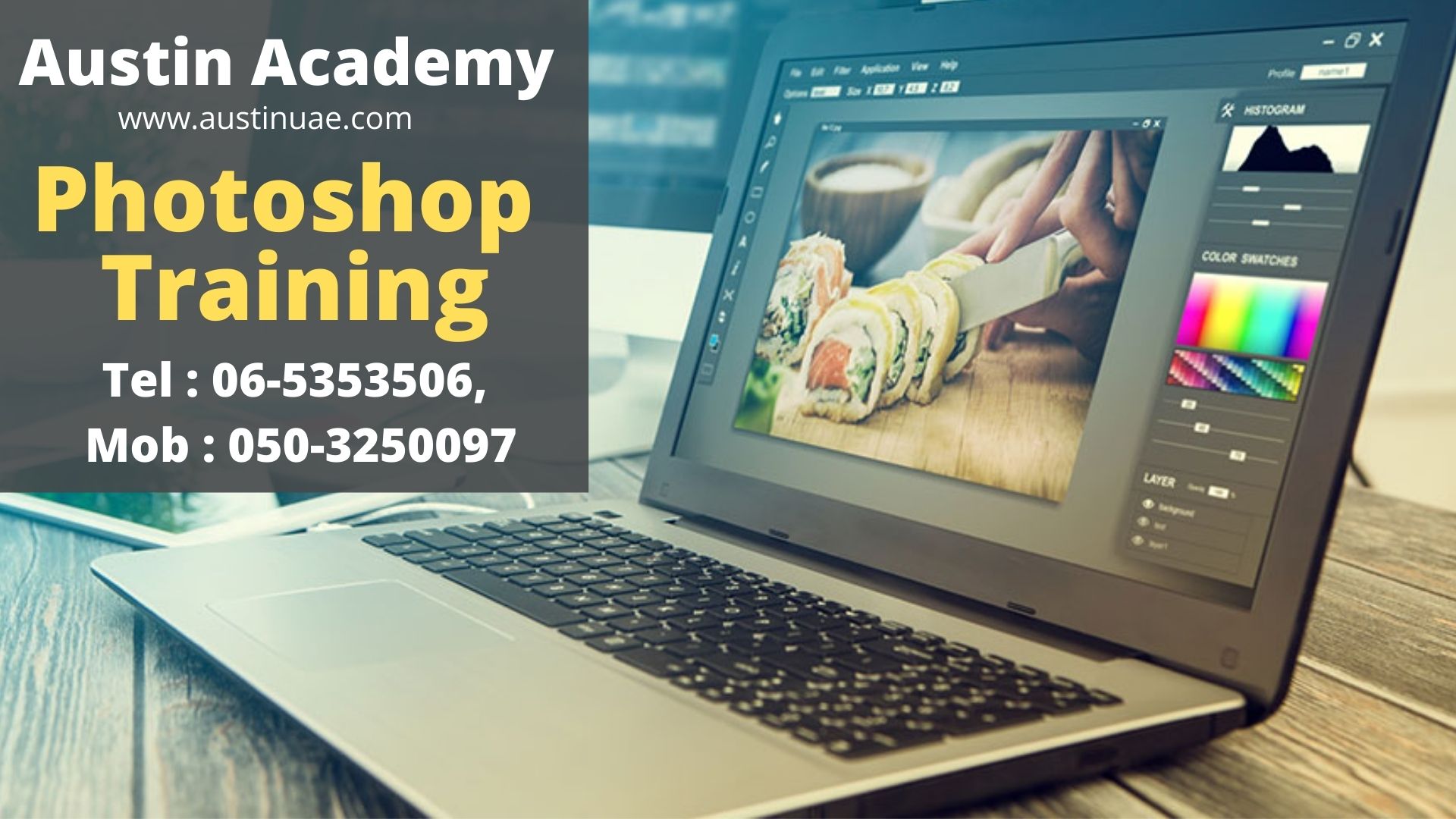 Photoshop Classes With Big Discount In Sharjah Call 050 2870097