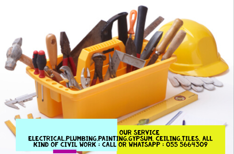 Electrical,plumbing,painting,gypsum in Dubai