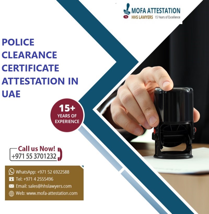 Police Clearance Certificate Attestation Services