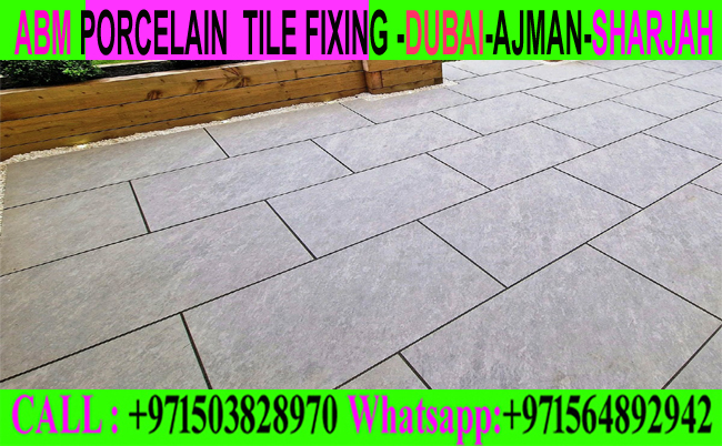 Porcelain Floor Tiles Fixing Contractor Dubai Ajman Sharjah