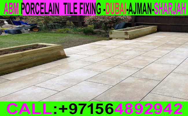 Porcelain Floor Tiles Fixing Contractor Dubai Ajman Sharjah