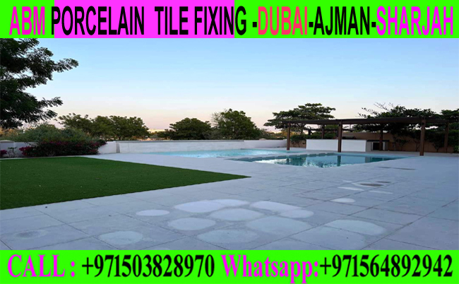 Porcelain Floor Tiles Fixing Contractor Dubai Ajman Sharjah