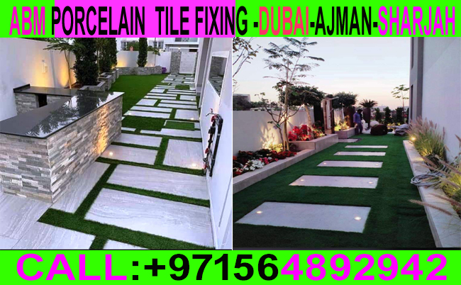 Porcelain Floor Tiles Fixing Contractor Dubai Ajman Sharjah