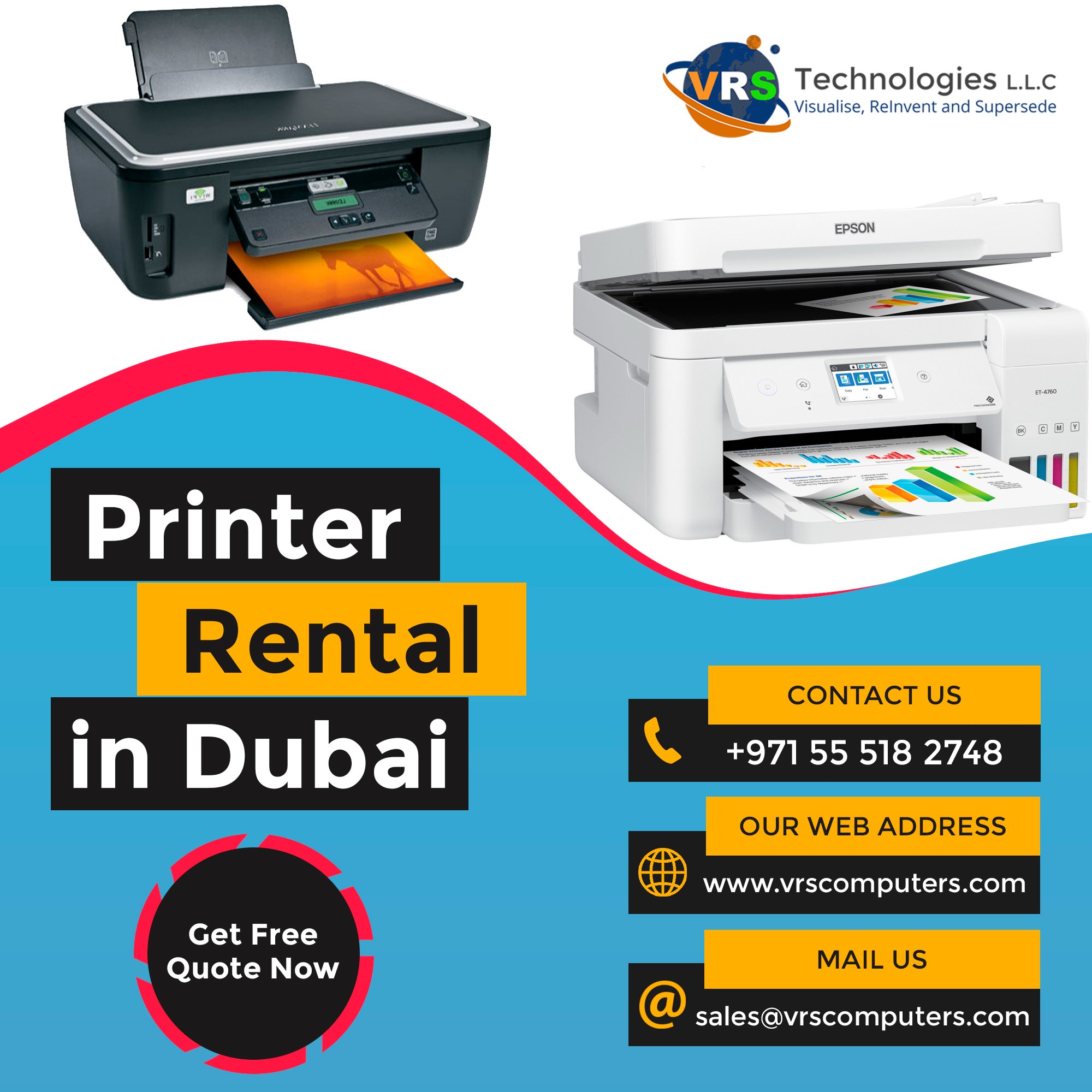 Why Choose Vrs Technologies Printer Rental Services Dubai