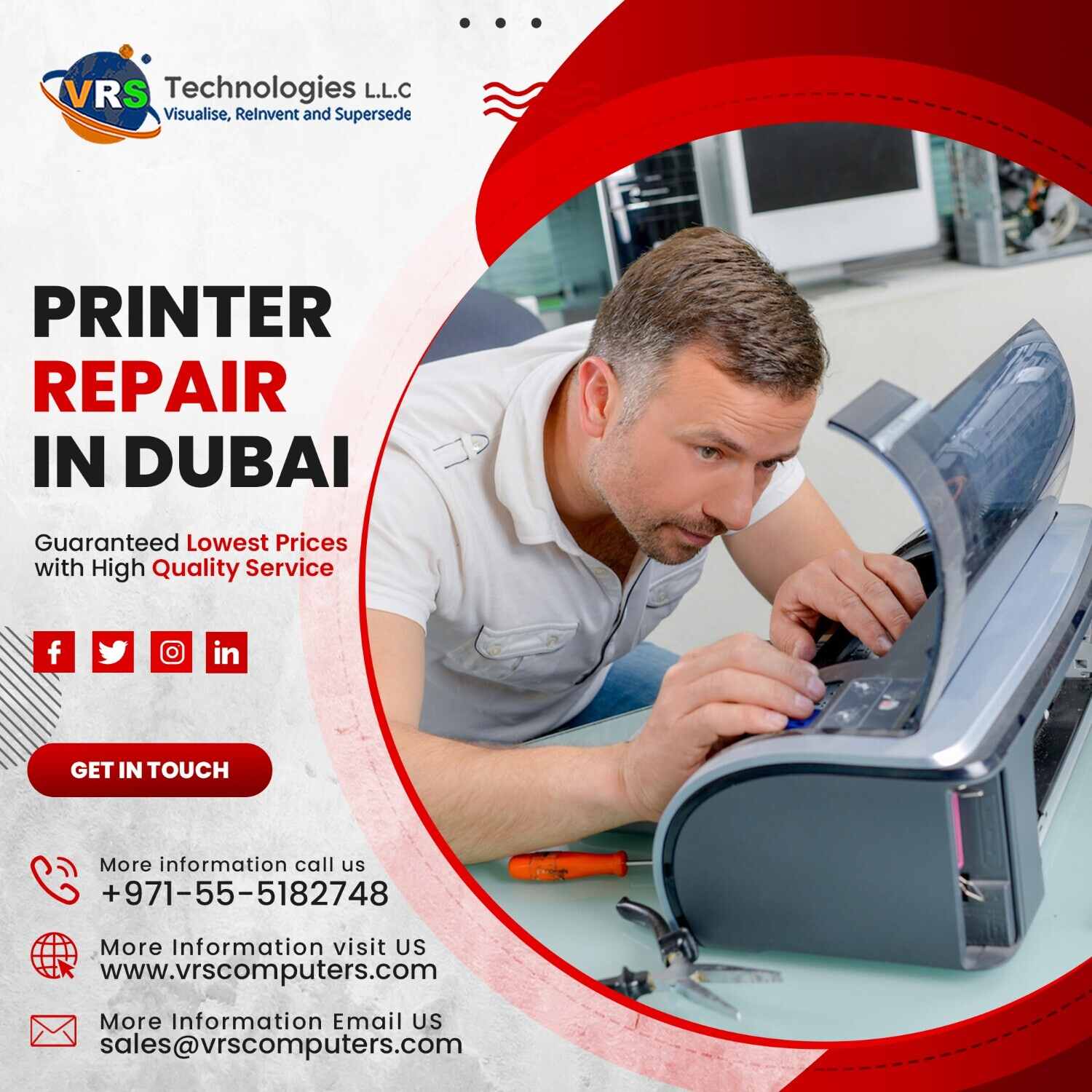 Printer Repair And Maintenance Services In Dubai