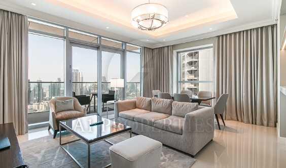 05 Layout Corner Unit Vacant Burj View in Dubai