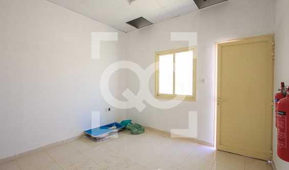 Open Yard With Boundary Wall Office Pantry And Toilet