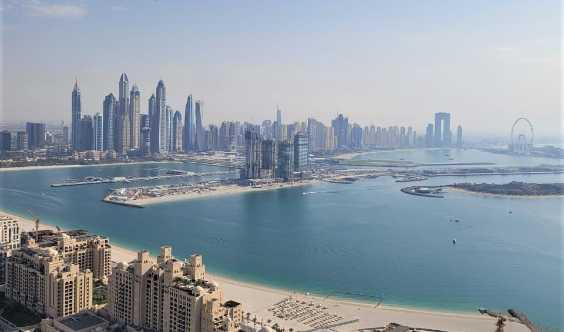 View Of Landmark Middle Of Palm Furnished in Dubai