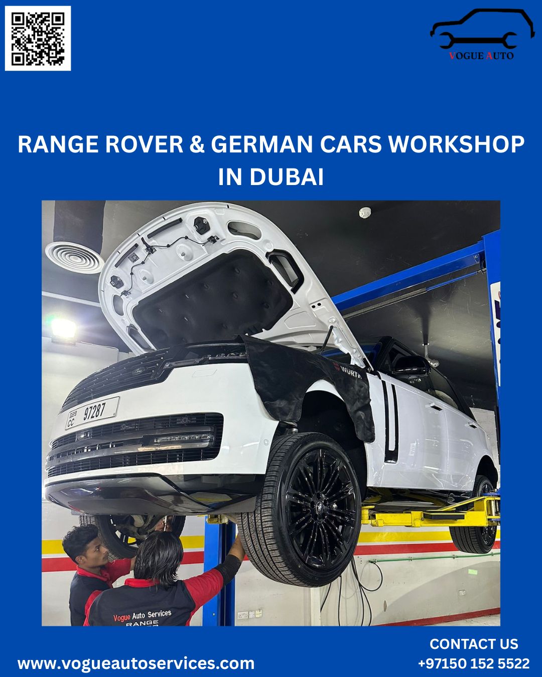 Range Rover And German Cars Service Center In Dubai