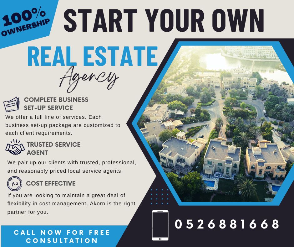 Start Your Own Real Estate Business for Sale