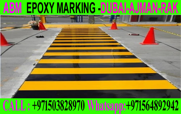 Road Marking Flooring In Ajman Dubai Rak +971503828970