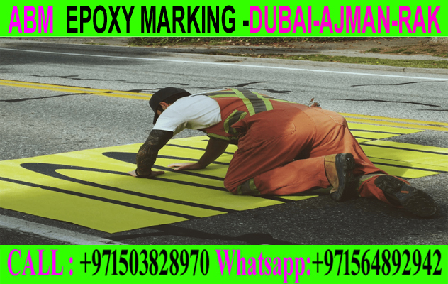 Road Marking Flooring In Ajman Dubai Rak +971503828970