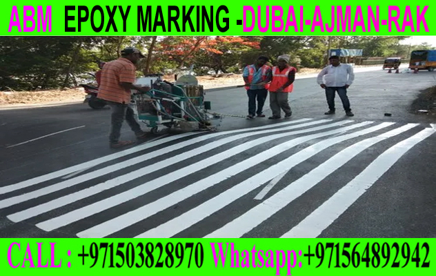 Road Marking Flooring In Ajman Dubai Rak +971503828970