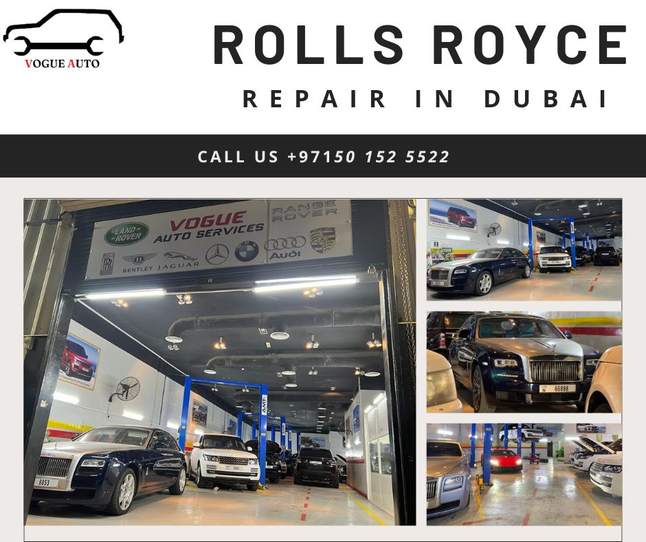 Range Rover And Rolls Royce Maintenance Garage In Dubai