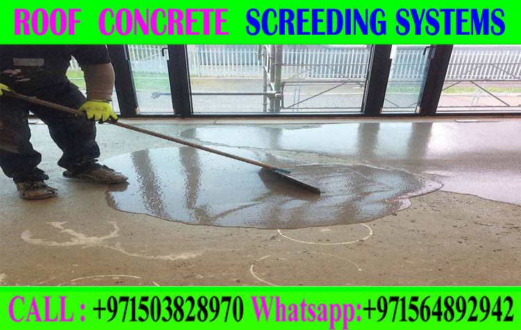 Micro Topping Floor Screeding Finishing Company +971503828970