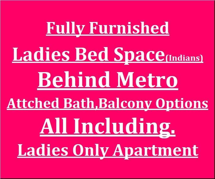 Ladies Bedspace Behind Metro Dafza Al Nahda