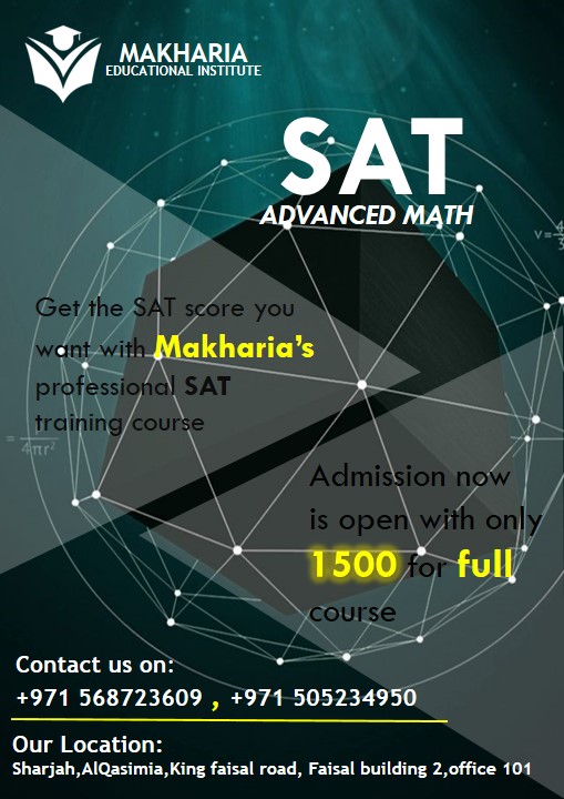 Master Sat Advanced Math Call 0568723609 in Dubai