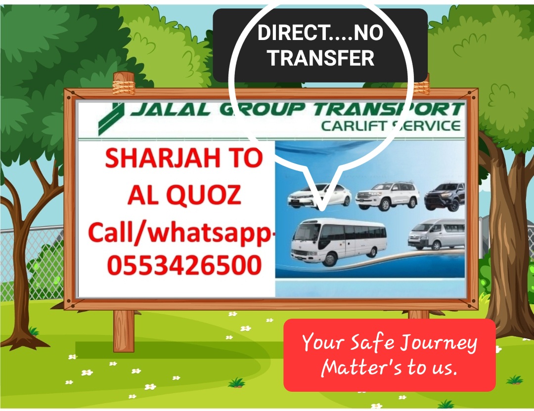 Car Lift Service Sharjah To Al Quoz in Dubai