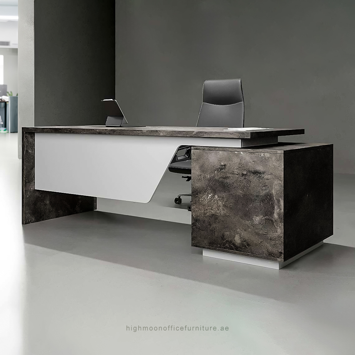 Silo Straight Office Executive Desk Highmoon Office Furniture Dubai