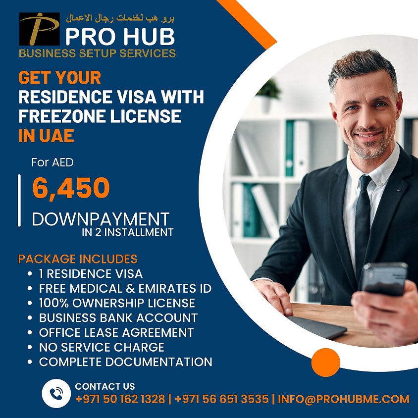 Get Your Residence Visa With Free Zone License Uae