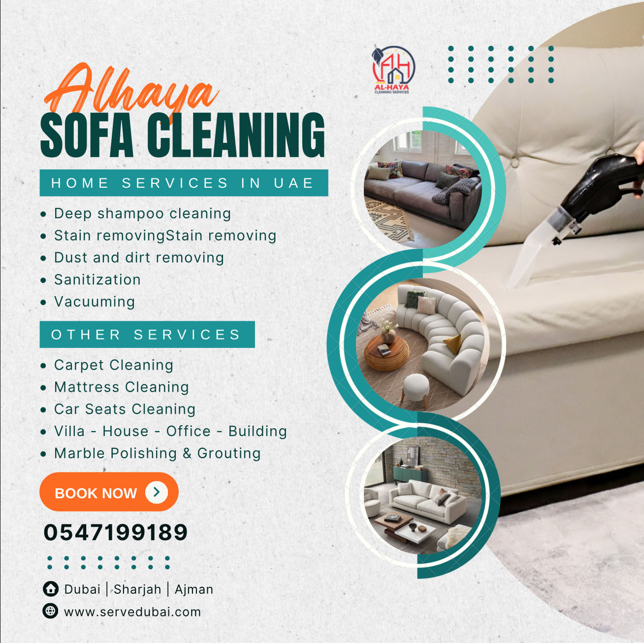 Sofa Cleaning Company Sharjah 0547199189 in Dubai