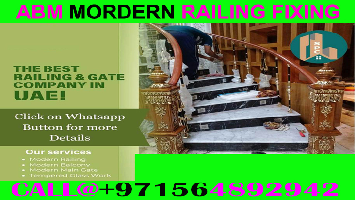 Modern Balcony Railing Fixng Contractor Ajman Dubai Sharjah