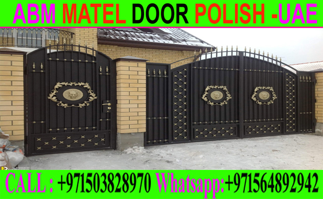 Aluminum Main Gate Fixing Contractor In Ajman , Dubai, Sharjah