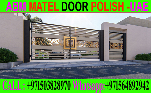 Aluminum Main Gate Fixing Contractor In Ajman , Dubai, Sharjah