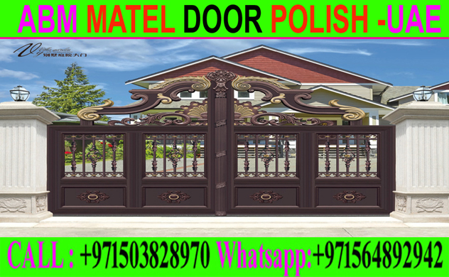 Aluminum Main Gate Fixing Contractor In Ajman , Dubai, Sharjah