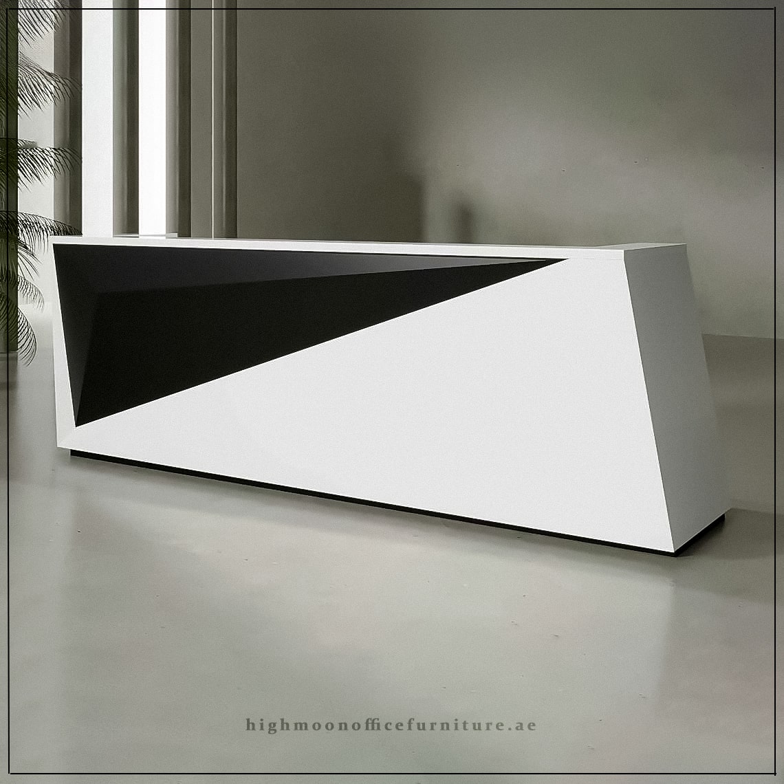 Straight Reception Desk By Highmoon Office Furniture Manufacturer