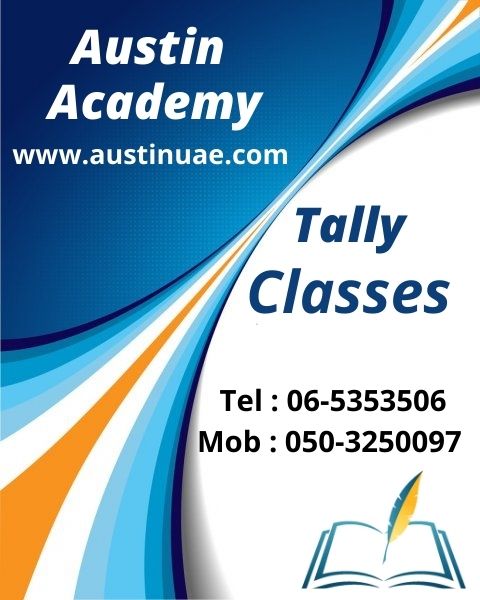 Tally Classes In Sharjah With Best Discount Call 0503250097