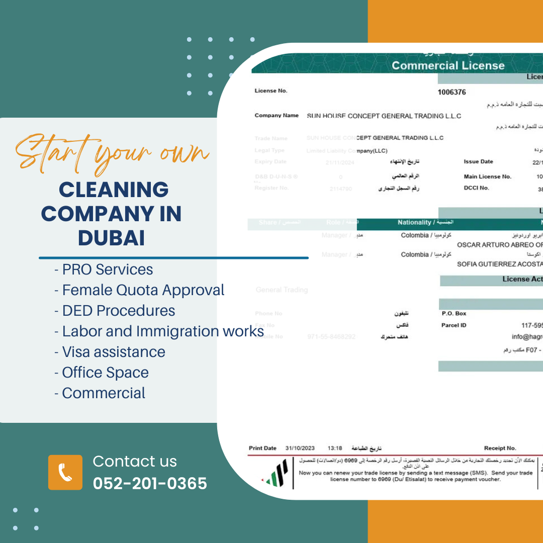 Cleaning Contracting Company in Dubai