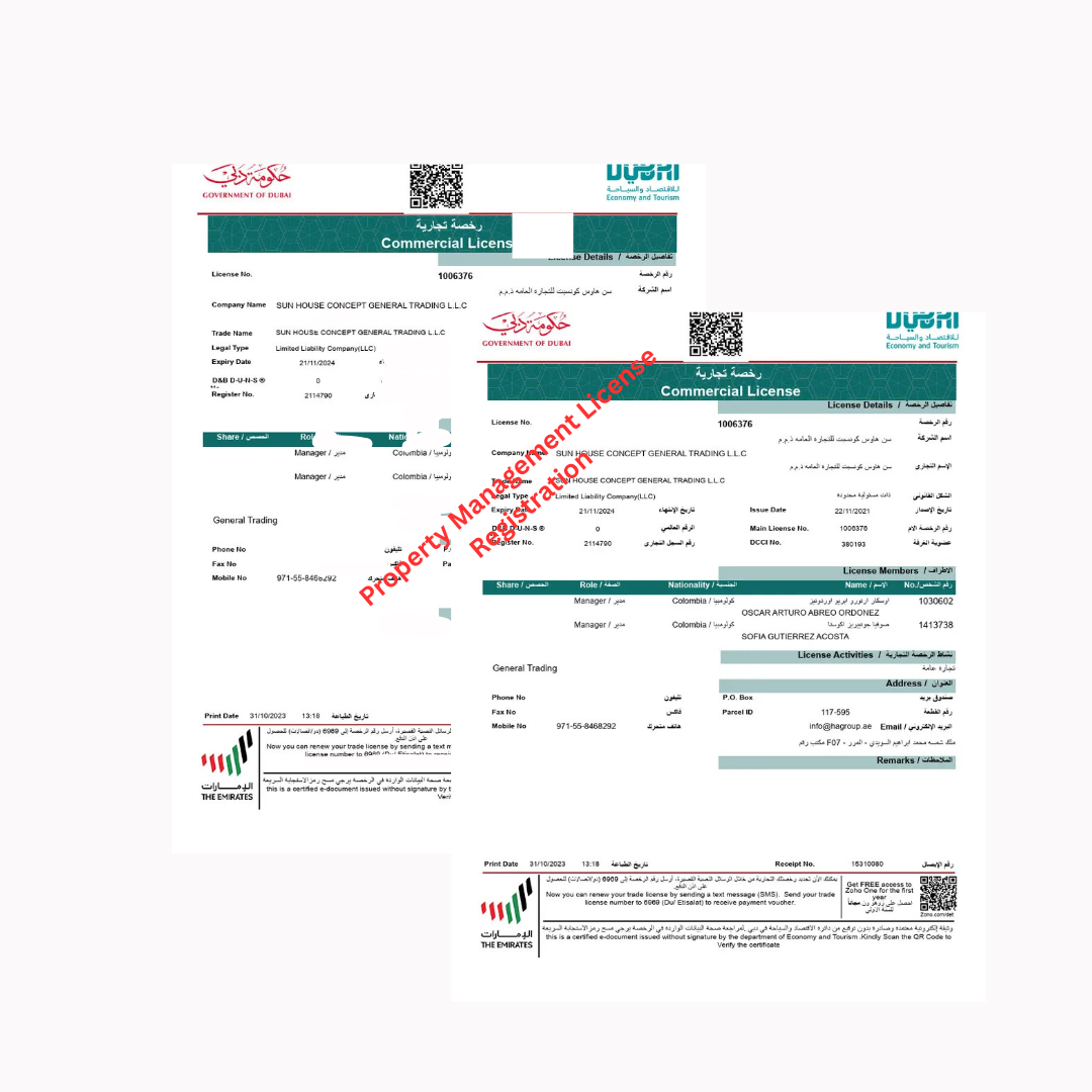 Property Management Trade License in Dubai