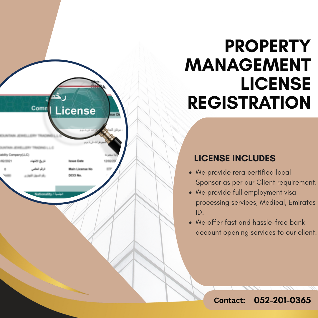 Property Management License Registration in Dubai