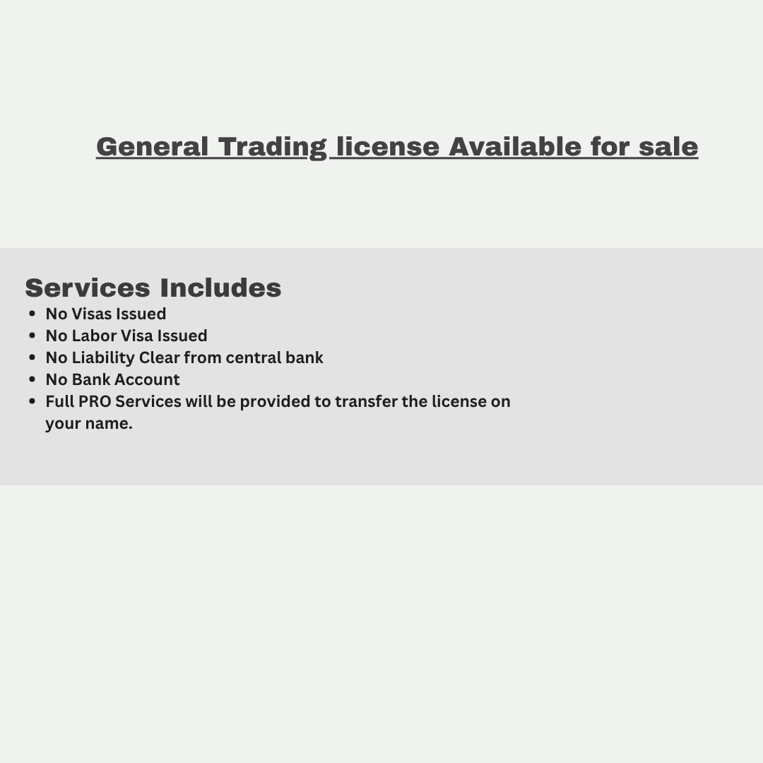 General Trading License in Dubai