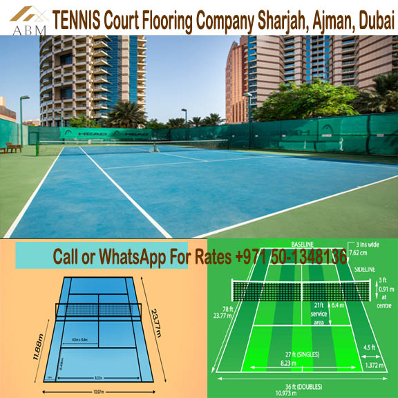 Tennis Court Flooring Work Company Sharjah, Ajman, Dubai