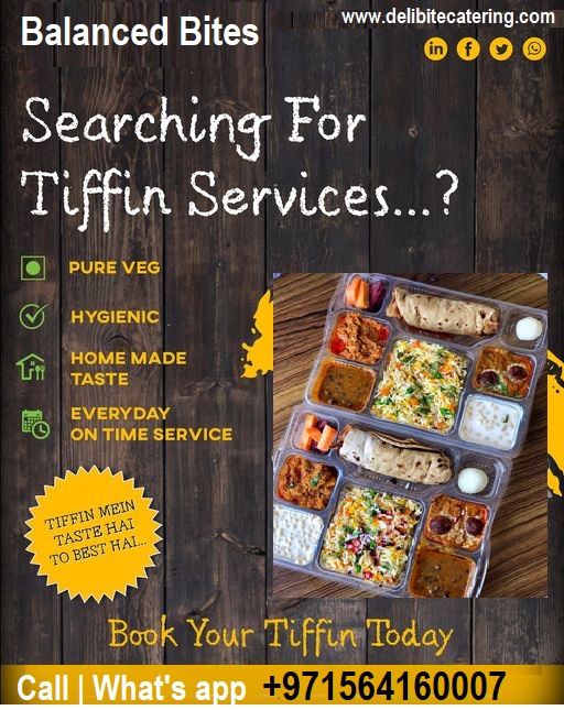 Home Style Tiffin Meal Plans From Deli Bite Catering Dubai
