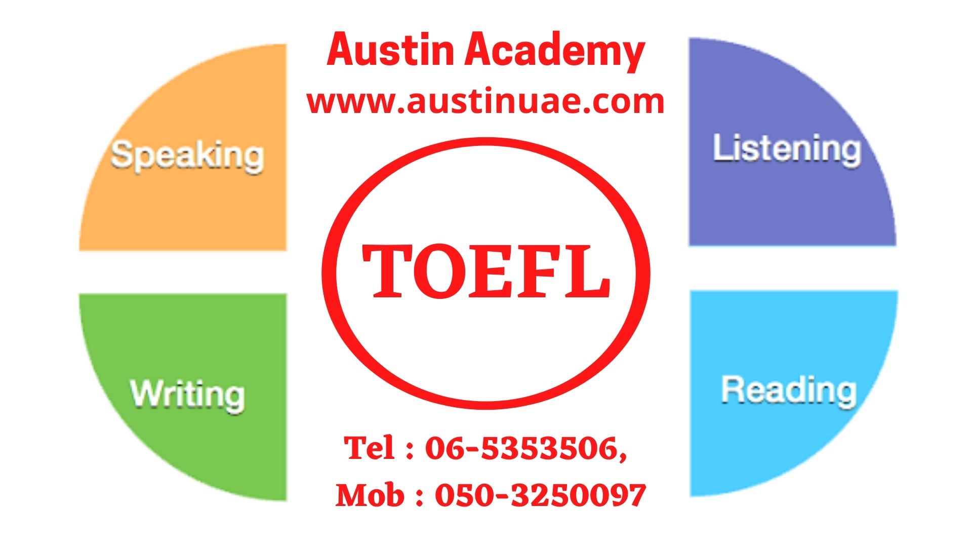 Toefl Classes In Sharjah With Best Offer 0503250097