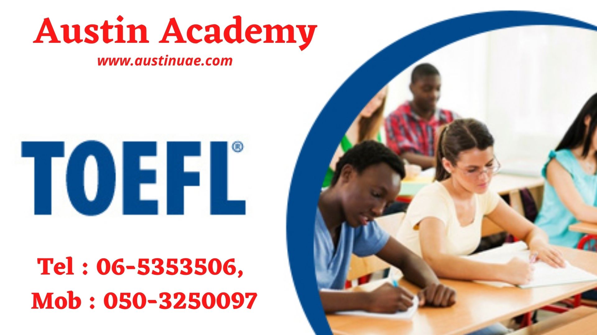 Toefl Classes In Sharjah With Best Offer 0503250097