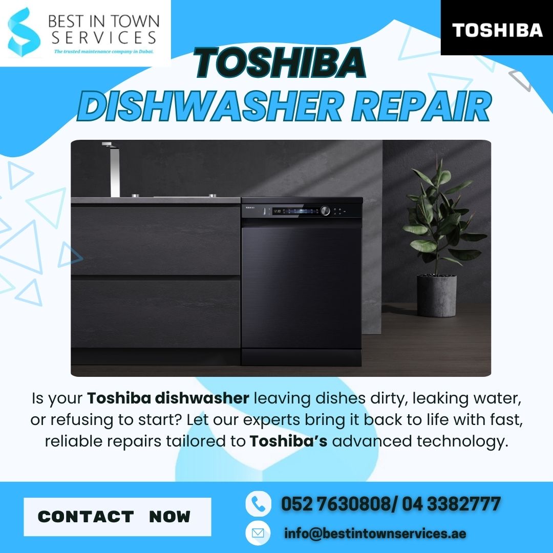 Toshiba Dishwasher Repair Services in Dubai